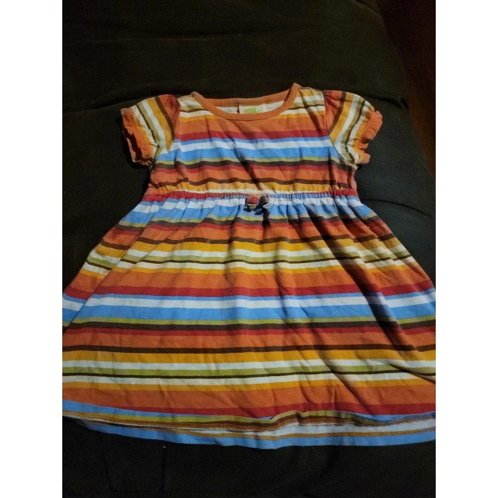 Crazy 8 summer vacation striped dress size 2‎ years 2t